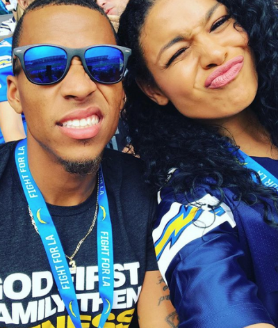 Jordin Sparks posts a social media picture with husband Dana Isaiah on September 17, 2017.