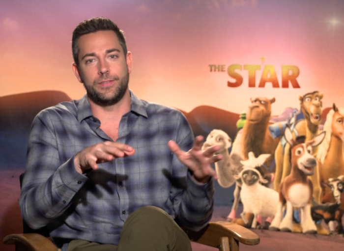 Actor Zachary Levi plays the voice of Joseph in the Sony Animation film 'The Star,' 2017.