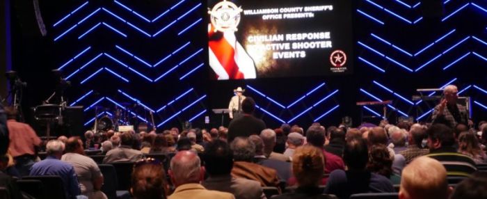 The Williamson County Sheriff's Office hosted a security summit at Celebration Church of Georgetown, Texas on Sunday, November 19, 2017.