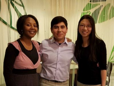 Credit : The photo features Liz Dong (Right) with her fellow Dreamers Alvaro (center) and Fia, who are all part of the Voices of Christian Dreamers project.