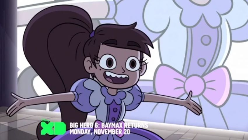 Disney XD show "Star vs. The Forces of Evil" featuring the "Princess Turdina" character in November 2017.