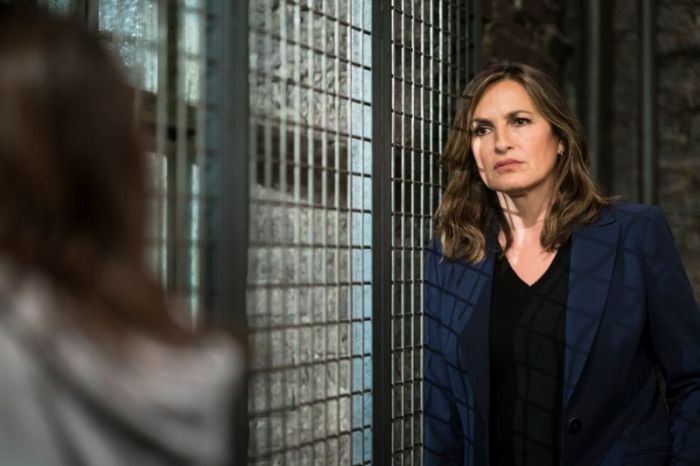 Capt. Olivia Benson (played by Mariska Hargitay) is seen in a promotional still from 'Law and Order: SVU' season 19.