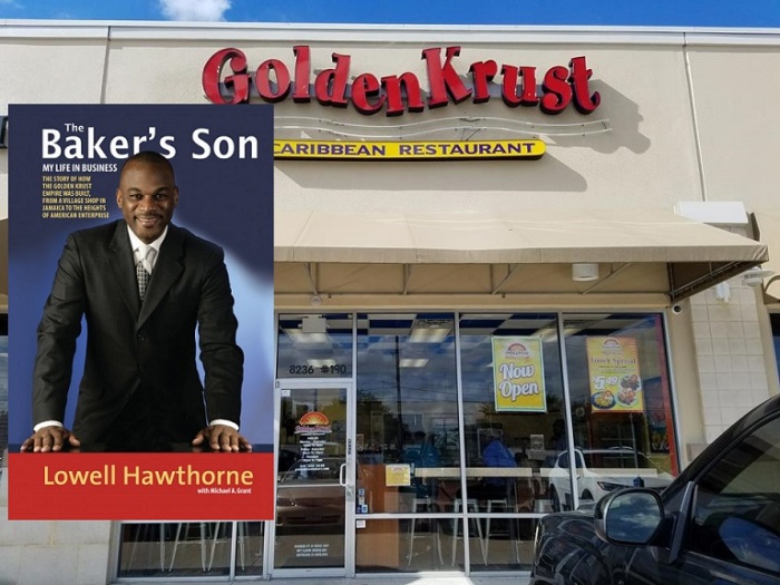 The late founder and CEO of Golden Krust Caribbean Bakery & Grill, Lowell Hawthorne (inset).