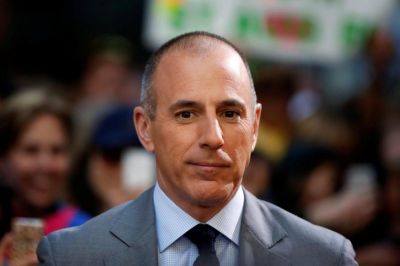 Host Matt Lauer pauses during a break while filming NBC's 'Today' show at Rockefeller Center in New York, May 3, 2013.