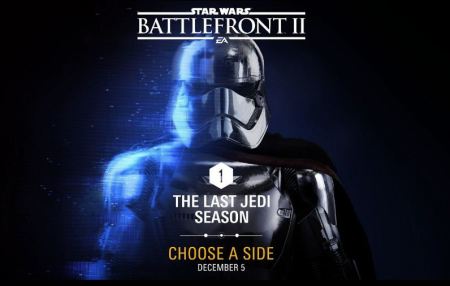 A promotional image for the new DLC for "Star Wars: Battlefront II."
