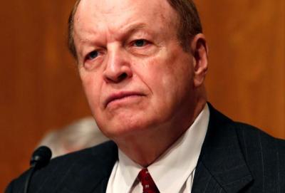 Chairman Richard Shelby (R-AL) speaks during a Senate Banking, Housing and Urban Affairs Committee hearing on Perspectives on the Strategic Necessity of Iran Sanctions, on Capitol Hill in Washington, January 27, 2015.