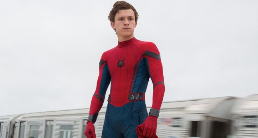 Tom Holland as "Spider-Man"