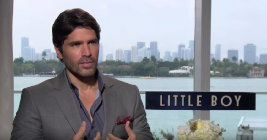 Eduardo Verastegui during a press promotional run for "Little Boy," 2015.