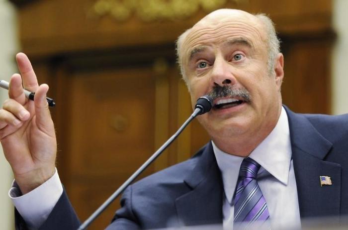 Dr. Phil McGraw, television personality and psychologist, talks about cyber-bullying during a hearing of the Healthy Families and Communities Subcommittee of the U.S. House Committee on Education and Labor, on Capitol Hill in Washington, June 24, 2010.