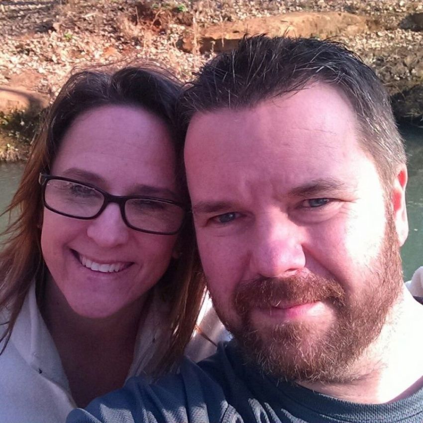 The late Pastor Kelly Clarke (R) and his wife, Tracey Watt Clarke (L).