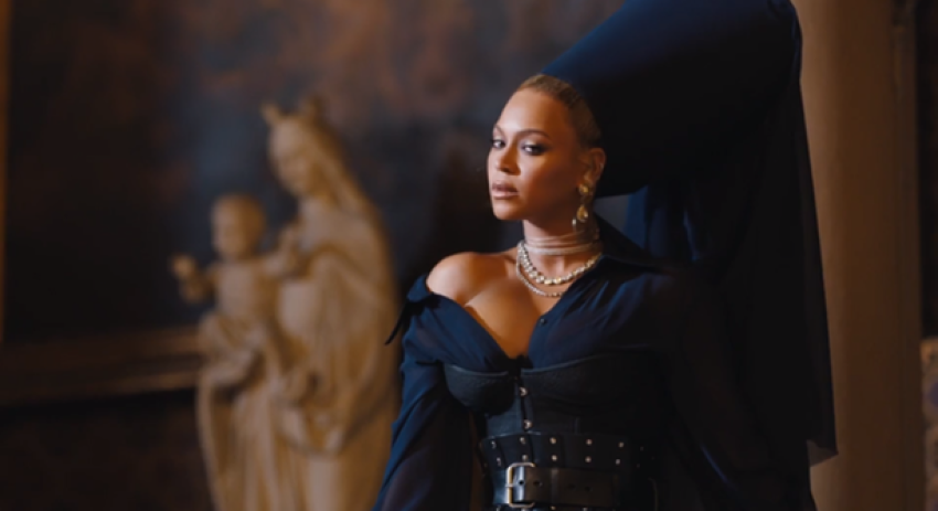 Jay-Z confesses sins to wife Beyoncé in music video for their song "Family Feud."