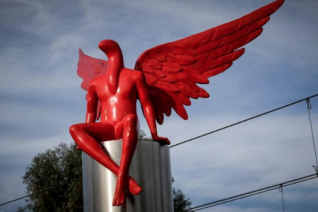 Over 100 Christians Protest Red 'Lucifer' Statue in Greece