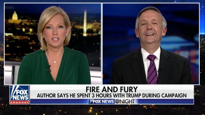Pastor Robert Jeffress of First Baptist Church in Dallas, Texas, (R) in a Fox News interview published on January 5, 2018.