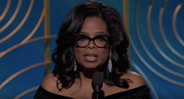 Oprah Winfrey Receives Cecil B. de Mille Award at the 2018 Golden Globes, California, Jan 7, 2017.