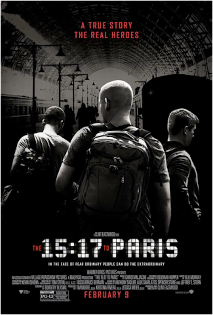From Clint Eastwood comes 'The 15:17 to Paris,' in theaters February 9.