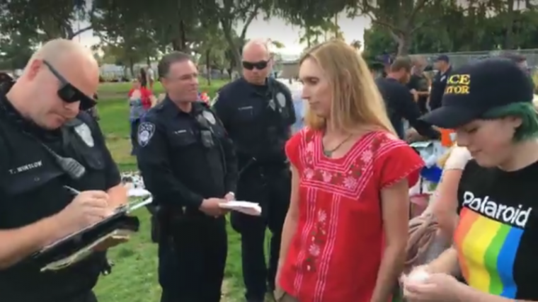 Arrested for feeding homeless