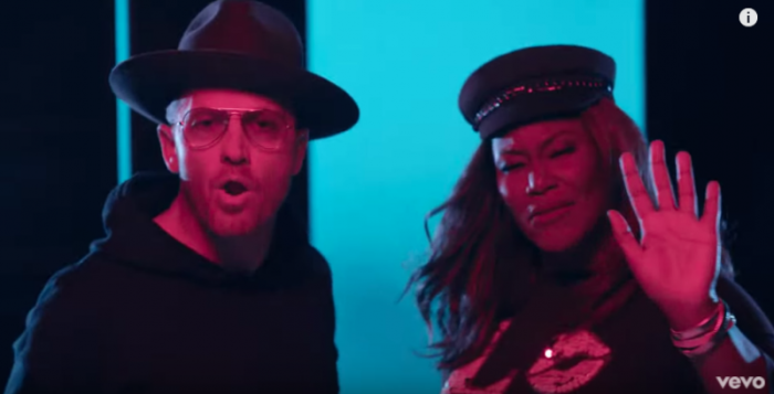 TobyMac, Mandisa and Kirk Franklin team up for new video, 'Bleed The Same,' Jan 2018.