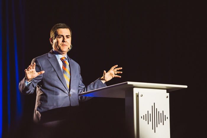 Russell Moore addresses Evangelicals for Life conference at the JW Marriott Hotel on January 18, 2018.