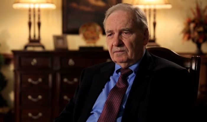 Norman Geisler, then senior professor of Theology and Apologetics at Southern Evangelical Seminary, is featured in the 2018 documentary 'The God Who Speaks.'