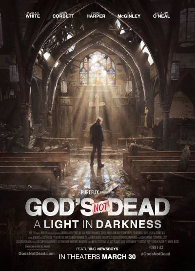 The new poster for 'God's Not Dead: A Light In Darkness' in theaters March 30, 2018.