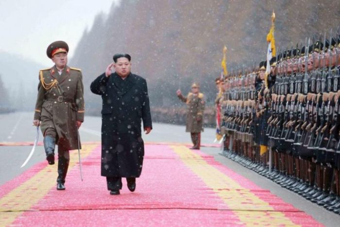 North Korea has been known to display its military might whenever a big event is happening near its borders, especially if the United States is involved.