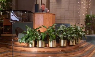 Tullian Tchividjian preaches at New Mount Olive Baptist Church in Fort Lauderdale, Florida, on Feb. 4, 2018.