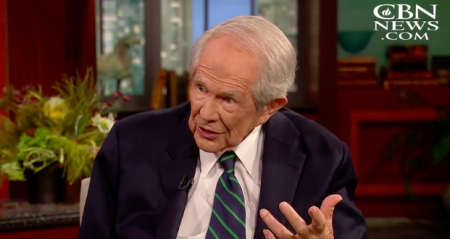 CBN founder Pat Robertson appears on the "700 Club" just ten days after suffering a stroke.