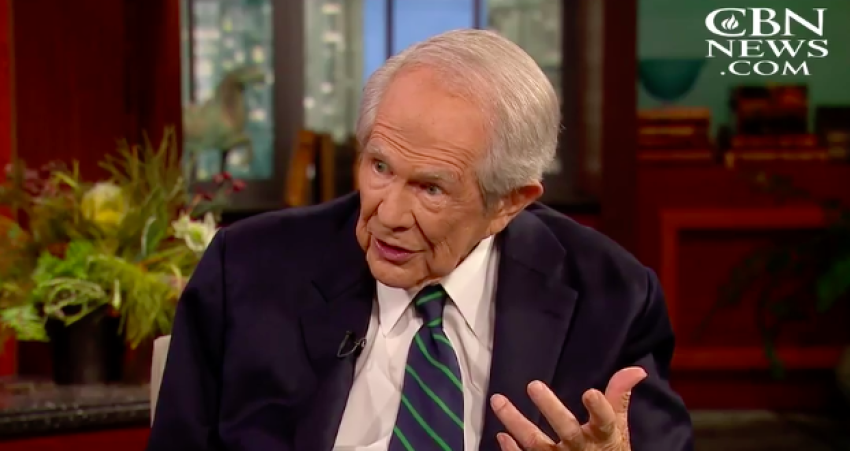 CBN founder Pat Robertson appears on the "700 Club" just ten days after suffering a stroke.