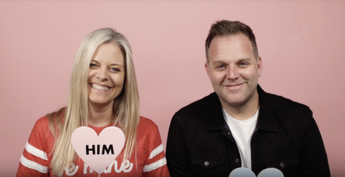 Matthew West and Emily West sat down to play the HIM or HER game, February 2018.