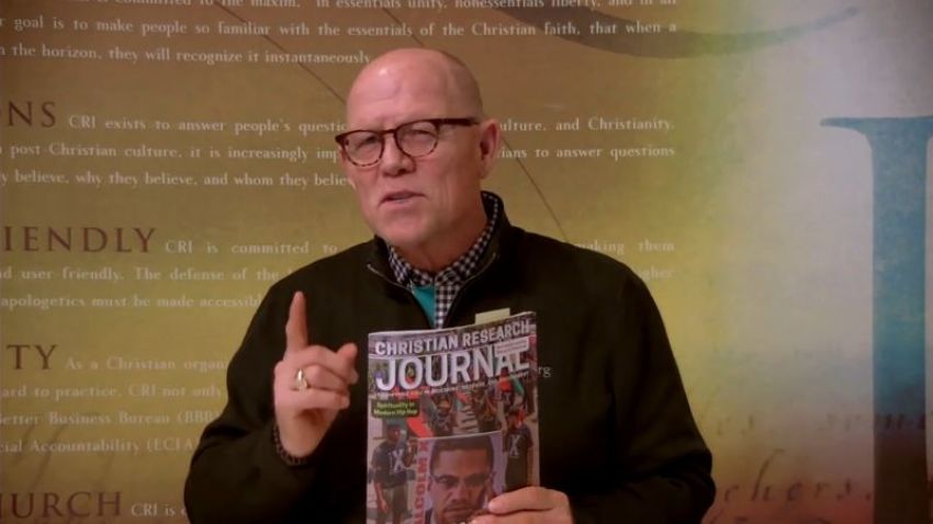 "Bible Answer Man" Hank Hanegraaff in a Facebook video published on February 13, 2018.