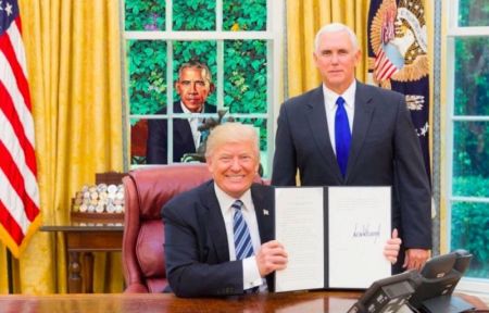 One of the many parodies poking fun at former President Barack Obama's official portrait.