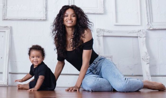 Singer Ciara debuted a picture of her daughter, Sienna, for the first time on February 15, 2018.