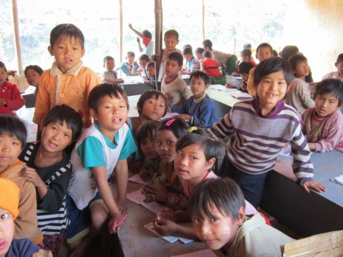Students in a classroom in Burma in this undated photo.