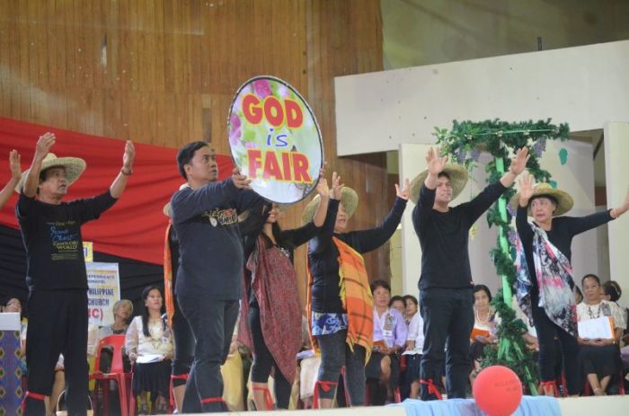 A service held in the Philippines for the 2017 World Day of Prayer international observance. The theme for that year was 'Am I Being Unfair to You?'; based off of Matthew 20:1-16. 
