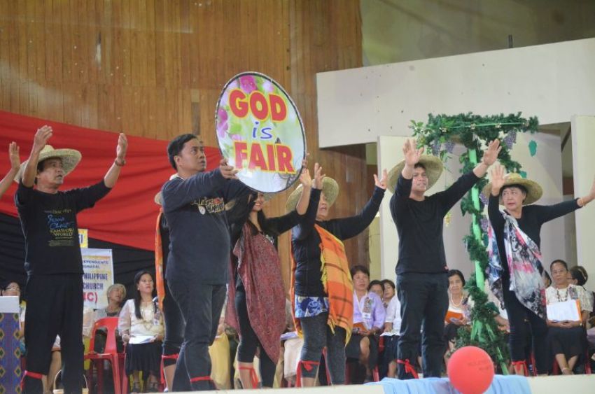 A service held in the Philippines for the 2017 World Day of Prayer international observance. The theme for that year was "Am I Being Unfair to You?"; based off of Matthew 20:1-16.