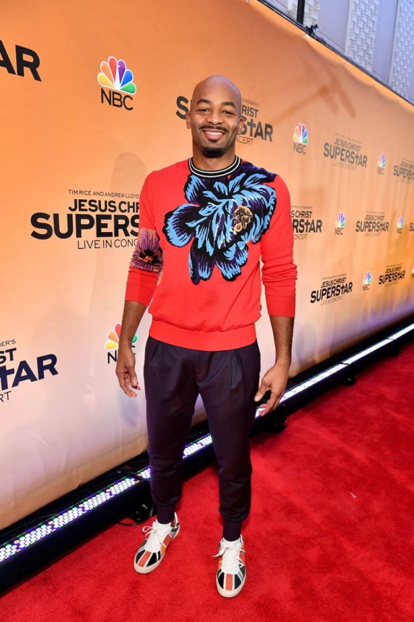 Brandon Victor Dixon stars as Judas in "Jesus Christ Superstar Live in Concert" which will air Easter Sunday, April 1, at the Marcy Armory in Williamsburg, Brooklyn, New York. Photo taken February 27, 2018.