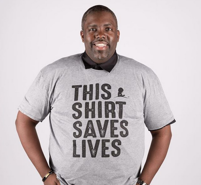 Pastor William McDowell is one of many gospel artists who are supporting the St. Jude's campaign called 'This Shirt Saves Lives.'