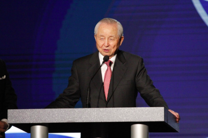 Billy Kim receives the 2018 NRB Hall of Fame Award at Proclaim 18, the NRB's International Christian Media Convention in Nashville, Tennessee, on February 27, 2018.