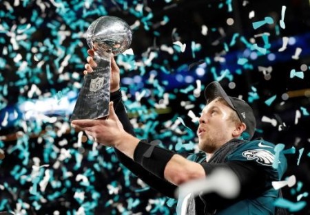 Liberty congratulates Super Bowl MVP and online student Nick Foles