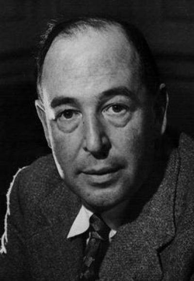 Portrait of CS Lewis, age 50.