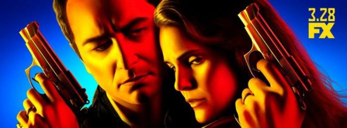 Promo image for season six premier of 'The Americans' on FX.