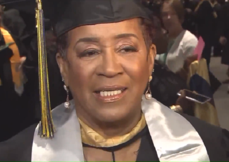 Great-great-grandmother Shirley Fuller, 70, is a student at North Carolina's Wake Technical Community College.