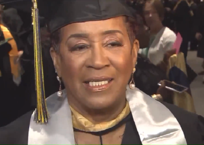 Great-great-grandmother Shirley Fuller, 70, is a student at North Carolina's Wake Technical Community College.