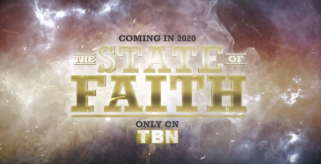 Trinity Broadcasting Network announces it has begun shooting "The State of Faith," an unprecedented documentary series exploring the history of Christianity, March 5, 2018.