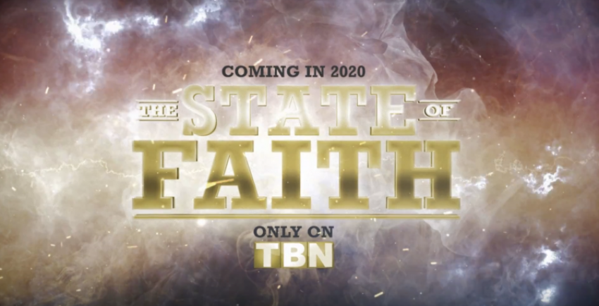 Trinity Broadcasting Network announces it has begun shooting "The State of Faith," an unprecedented documentary series exploring the history of Christianity, March 5, 2018.