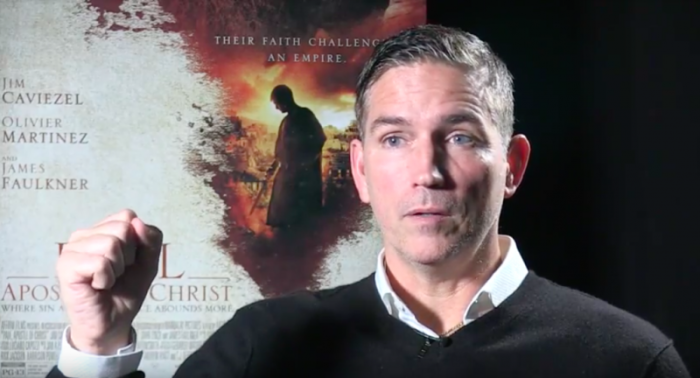 Jim Caviezel stars as Luke, a colleague of the Apostle Paul's, in PAUL, APOSTLE OF CHRIST, which hit theaters March 23, 2018.