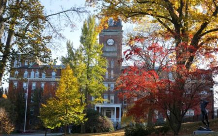 The campus of the College of the Holy Cross, based in Worcester, Massachusetts.