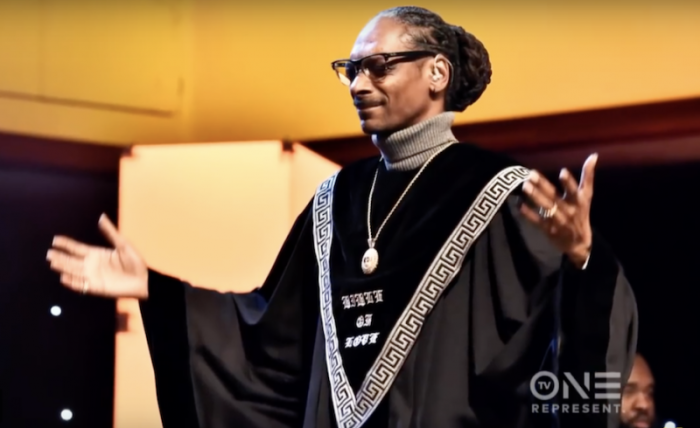 Snoop Dogg after his performance at the 33rd Stellar Gospel Music Awards, March 30 2018.