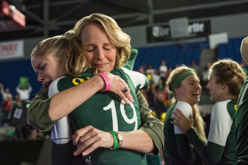 Helen Hunt stars in the inspirational new volleyball film "The Miracle Season"