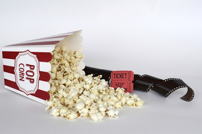 Popcorn at the movies.